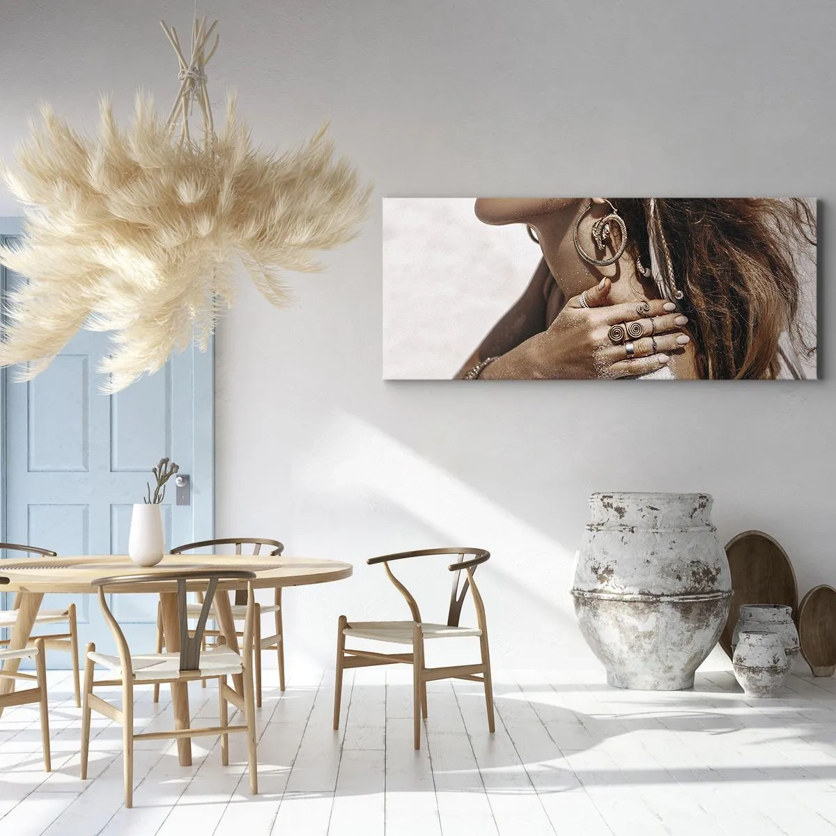 Obraz na plátne - Kráľovná divokej pláže - 90x30 cm