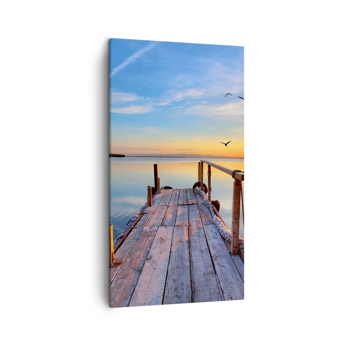 Obraz na plátne - Ísť pred seba smerom k slnku - 45x80 cm