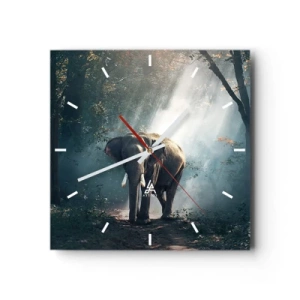 Nástenné hodiny - Pokojná prechádzka - 40x40 cm