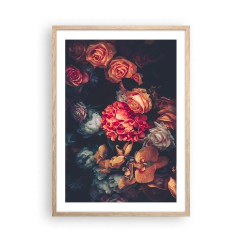 Plagát v ráme zo svetlého duba - Ako u holandských majstrov - 50x70 cm