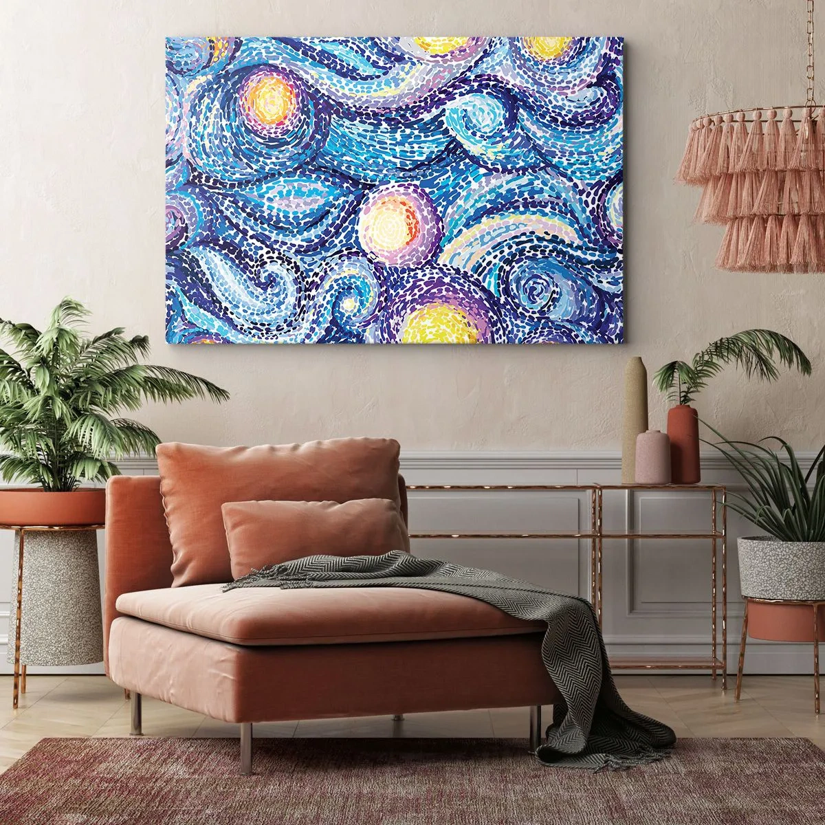 Obraz na plátne - Z obrazu van Gogha - 120x80 cm