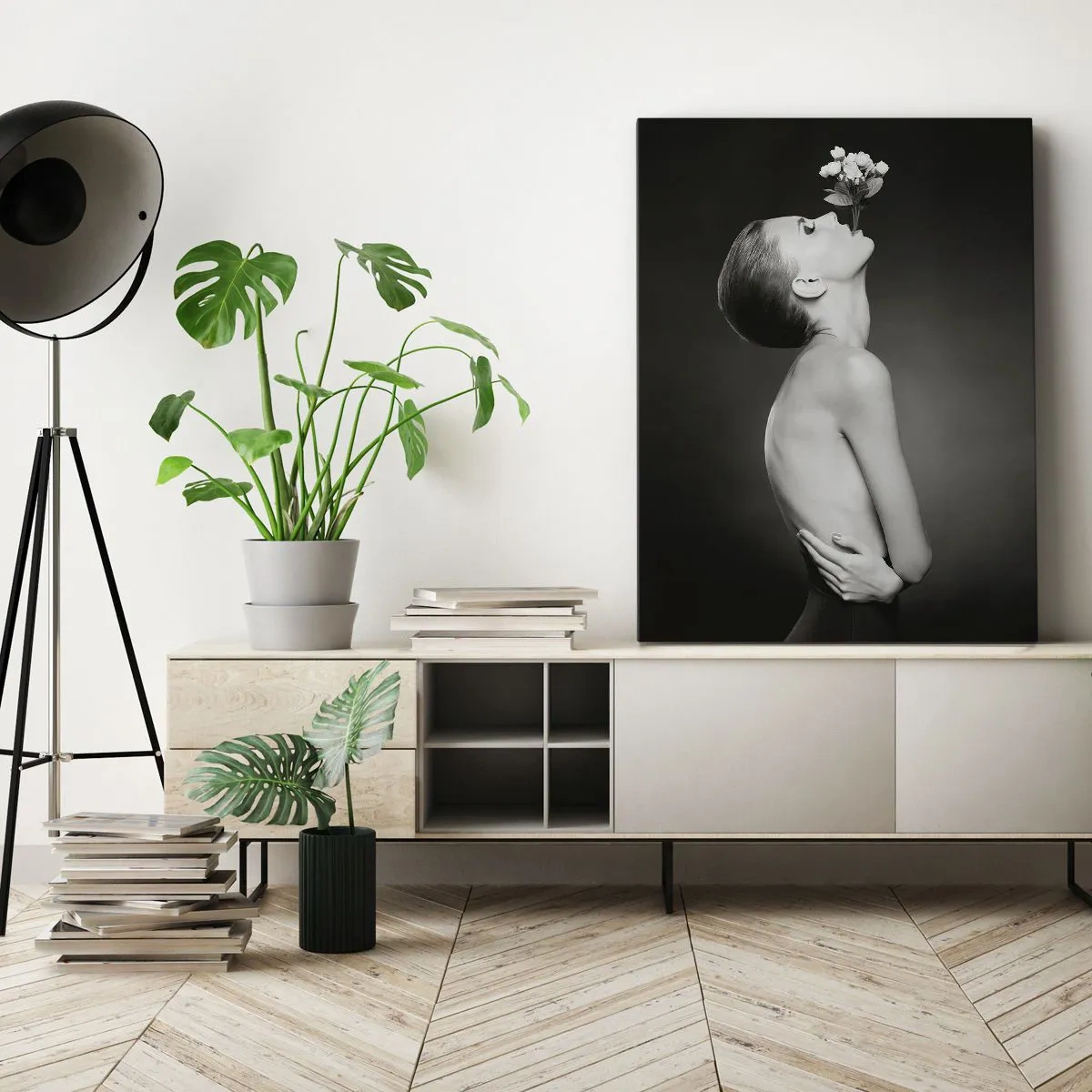 Obraz na plátne - Excentrická elegancia - 50x70 cm