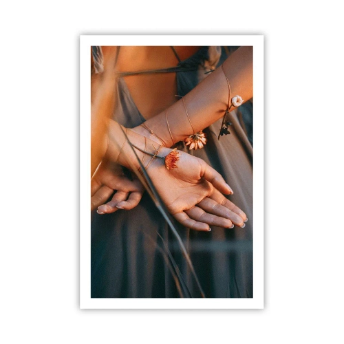 Plagát - Prepojená s prírodou - 61x91 cm