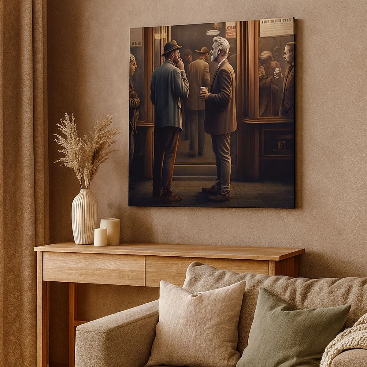 Obraz na plátne - Dobrá chvíľa dňa - 30x30 cm