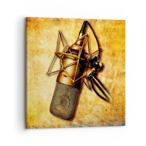 Obraz na plátne - Zlaté roky rádia - 70x70 cm