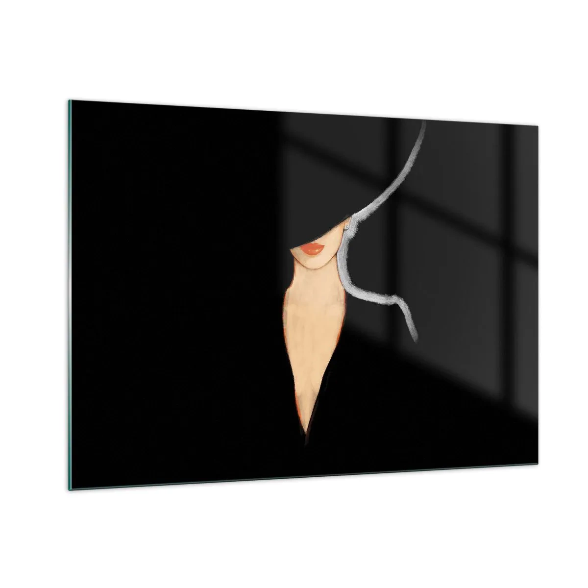 Obraz na skle - Elegancia a štýl - 100x70 cm