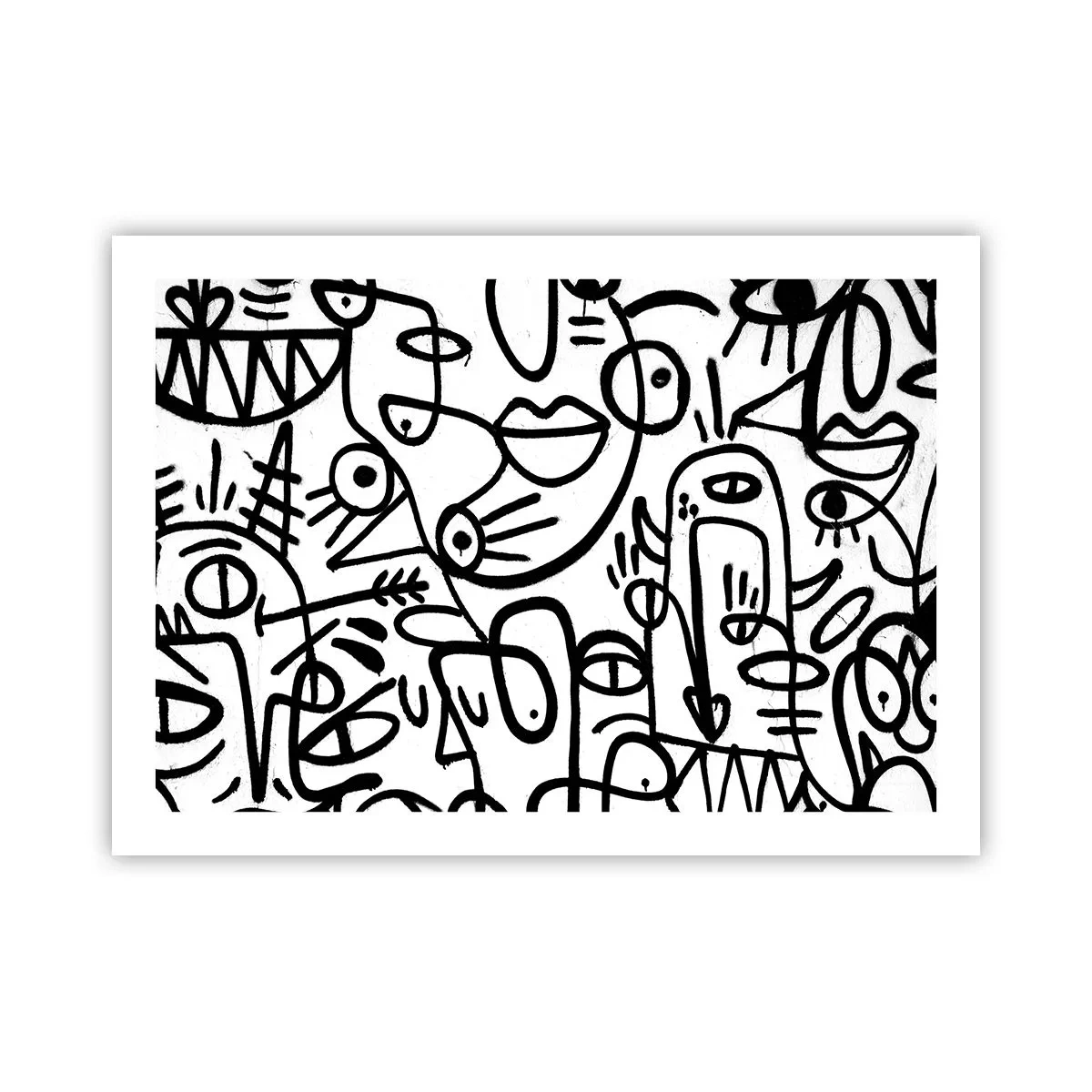 Plagát - Tváre a preludy - 70x50 cm