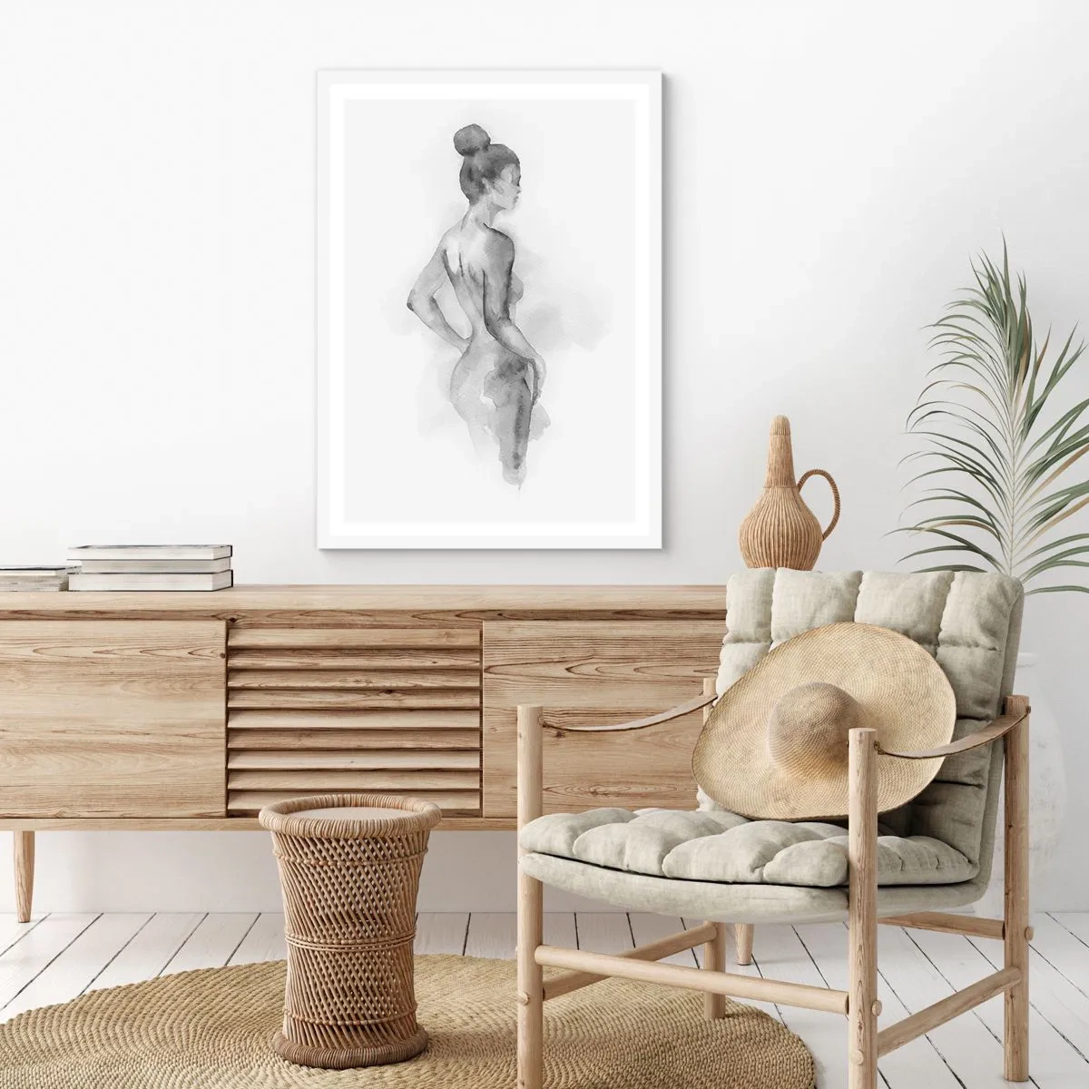 Plagát v bielom ráme - Krásne ako maľba - 61x91 cm