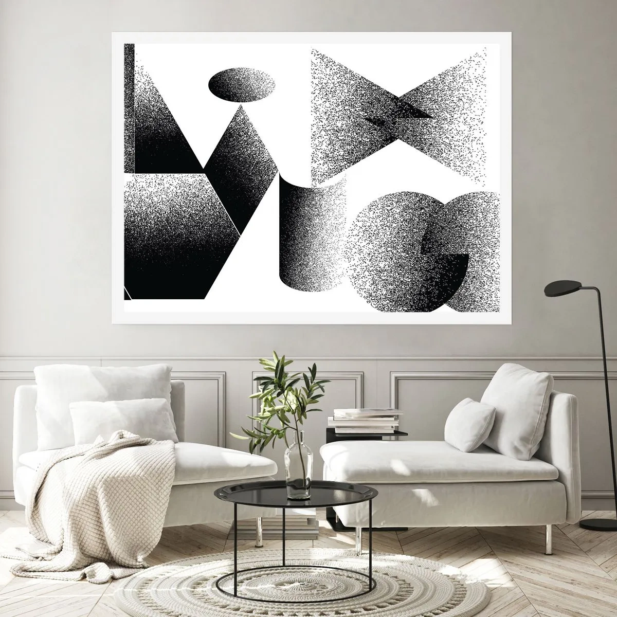 Plagát - Uhly a ovály - 100x70 cm