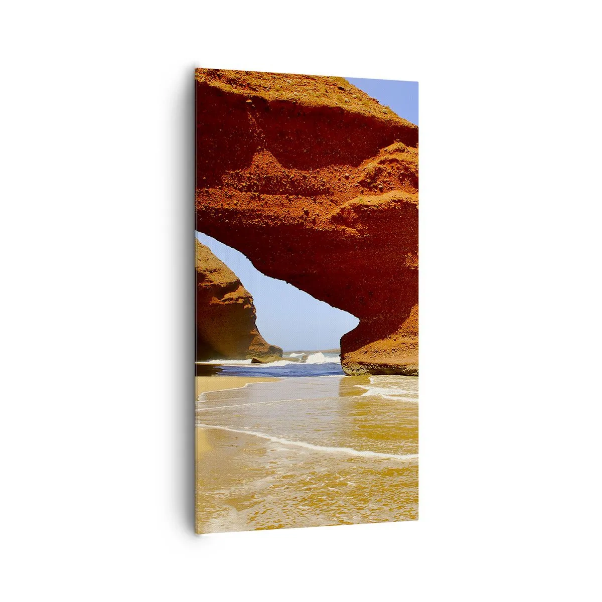 Obraz na plátne - Voda a vietor po tisíce rokov - 65x120 cm