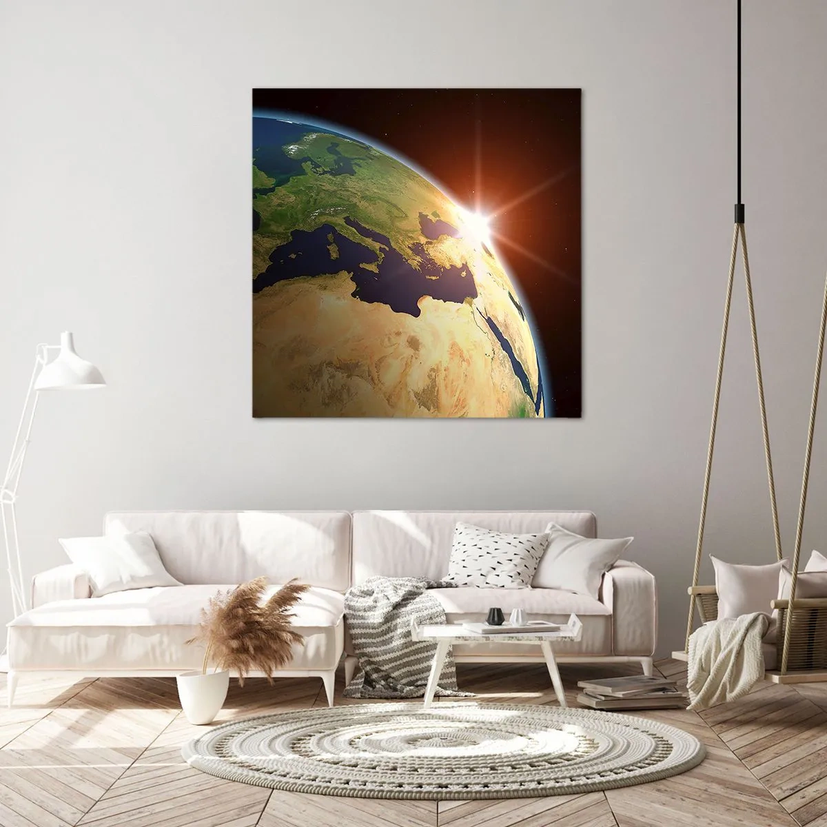 Obraz na plátne - Východ slnka - 40x40 cm