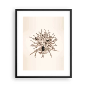 Plagát v čiernom ráme - Rozkvet v tanci - 40x50 cm