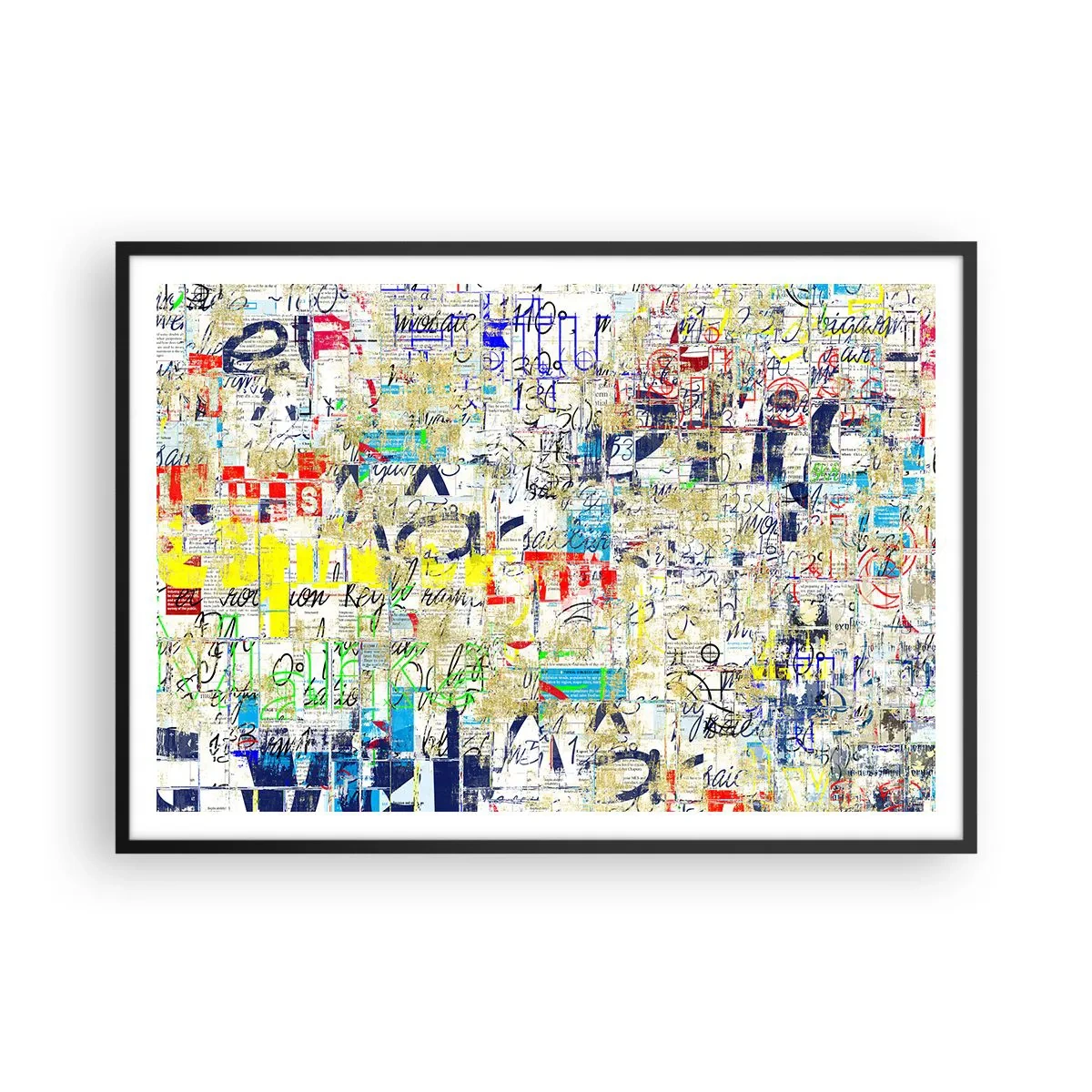 Plagát v čiernom ráme - Proste poteší oči - 100x70 cm