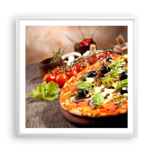 Plagát v bielom ráme - Z telurických zložiek - 60x60 cm