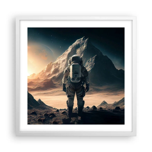 Plagát v bielom ráme - Nová výzva - 50x50 cm