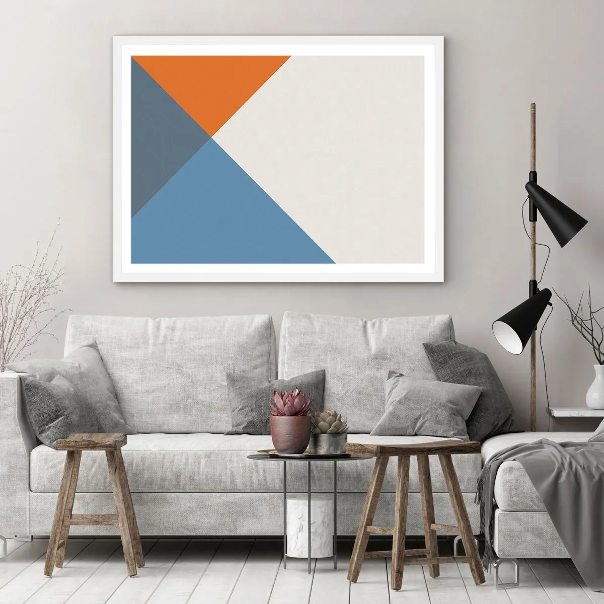 Plagát v bielom ráme - Pod uhlom… - 40x30 cm