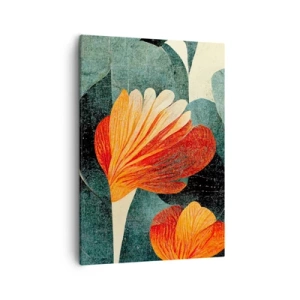 Obraz na plátne - Tropické horúco a chlad zelene - 50x70 cm