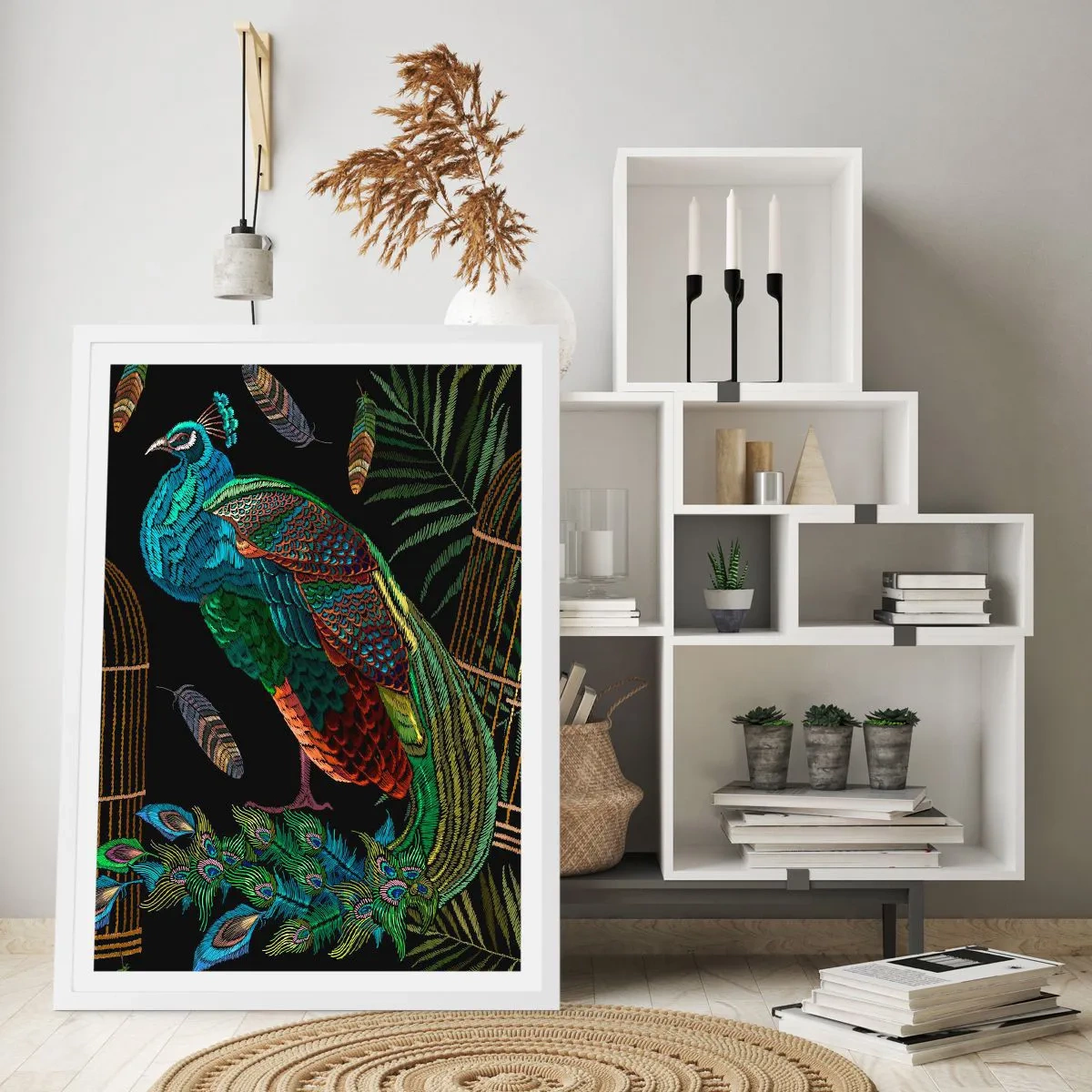 Plagát v bielom ráme - V kráľovskom rúchu - 30x40 cm