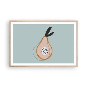 Plagát v ráme zo svetlého duba - Prenikanie do podstaty vecí - 91x61 cm