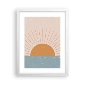 Plagát v bielom ráme - Každodenný zázrak - 30x40 cm