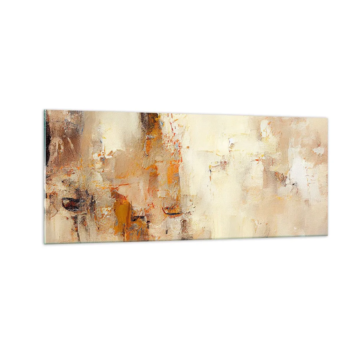 Obraz na skle - Duša jantáru - 100x40 cm