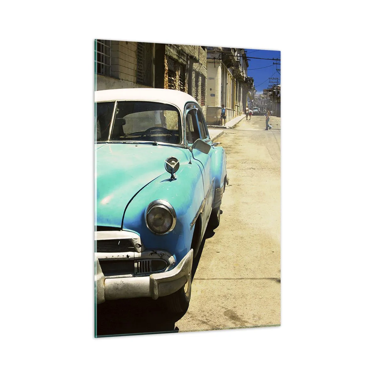 Obraz na skle - Evviva Cuba! - 50x70 cm