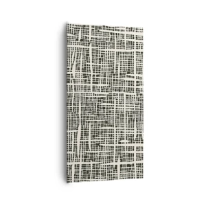 Obraz na plátne - Tkaná kompozícia - 65x120 cm