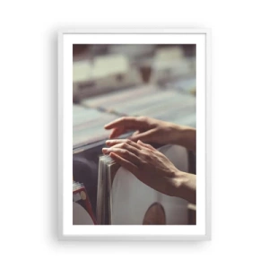 Plagát v bielom ráme - Hľadanie emócií - 50x70 cm