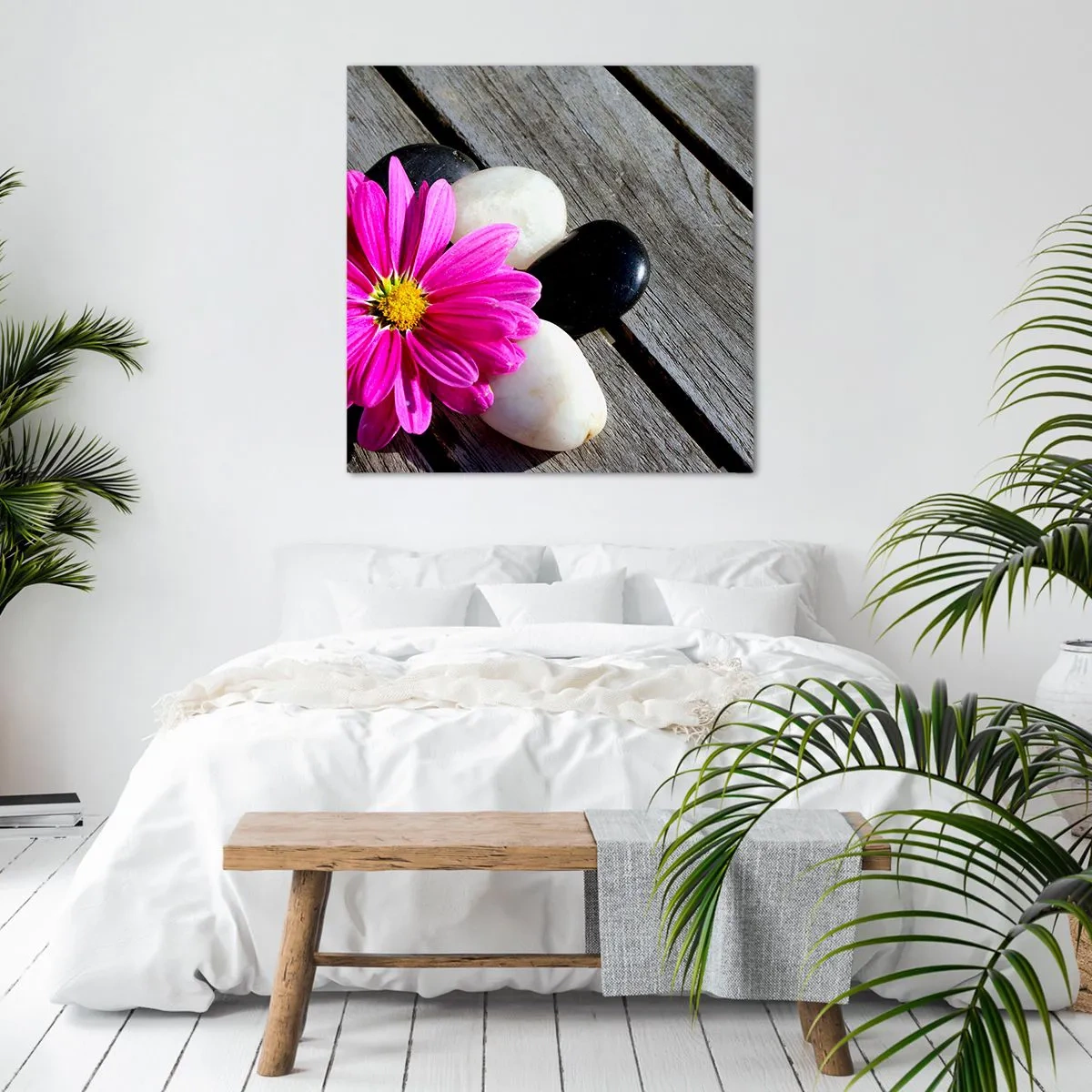 Obraz na plátne - Odpočinok na móle - 70x70 cm