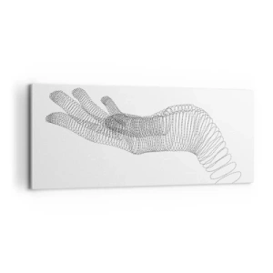 Obraz na plátne - Pružná ruka - 100x40 cm
