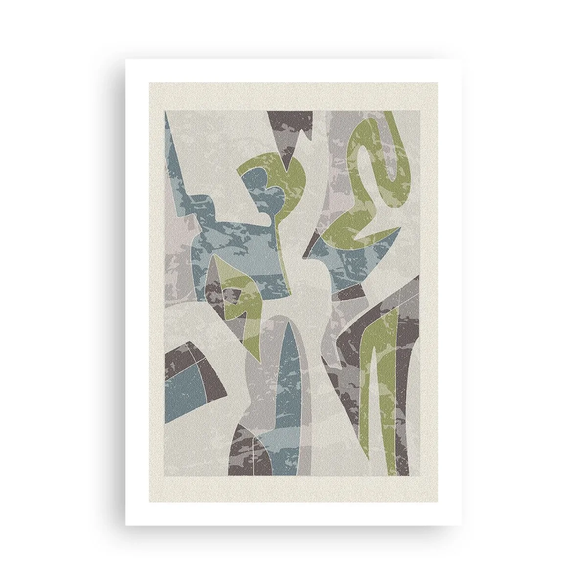 Plagát - Kompozícia za sklom - 50x70 cm