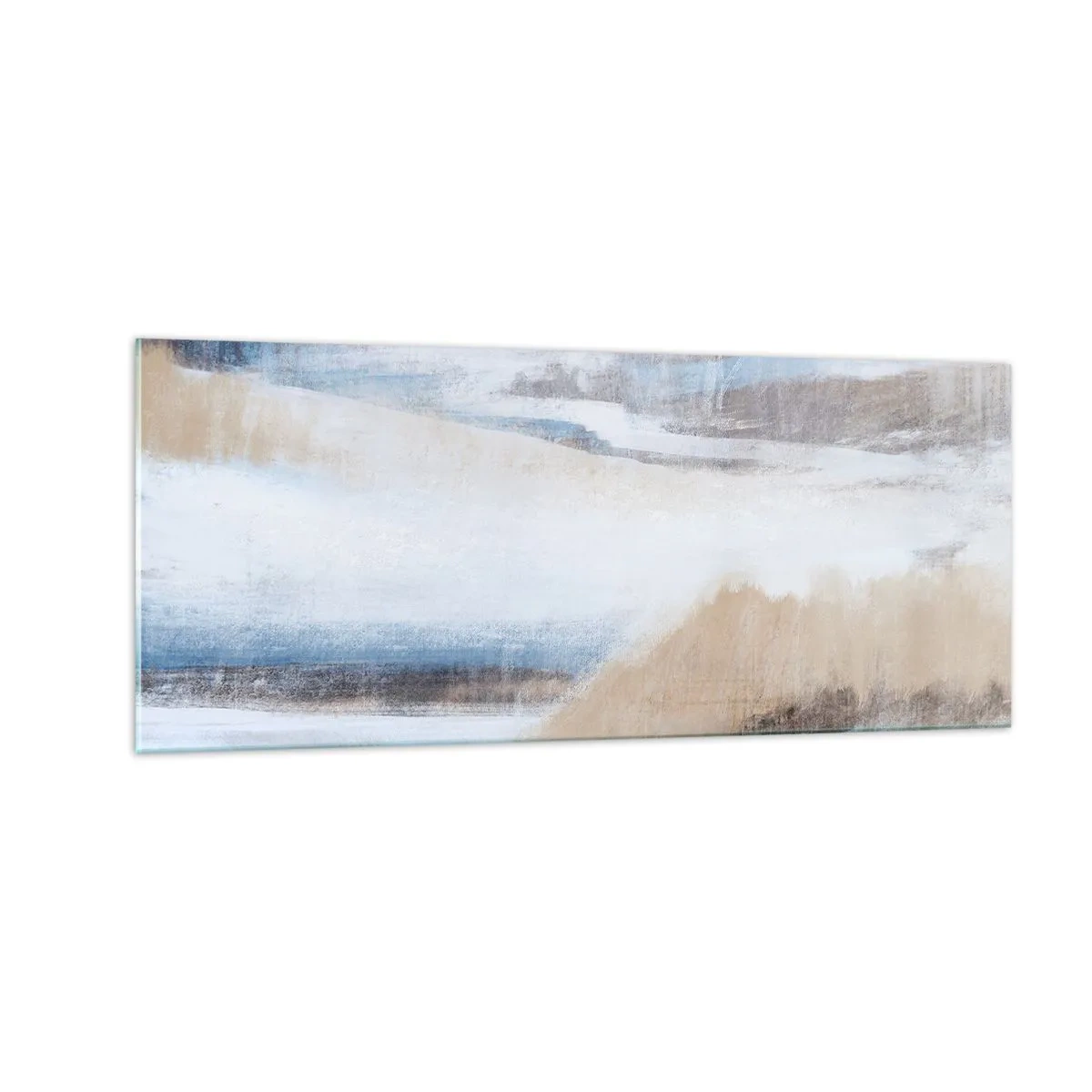 Obraz na skle - Zimná kompozícia - 100x40 cm