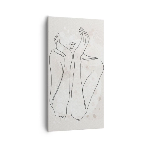 Obraz na plátne - Zasnený okamih - 55x100 cm