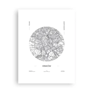 Plagát - Anatómia Krakova - 30x40 cm