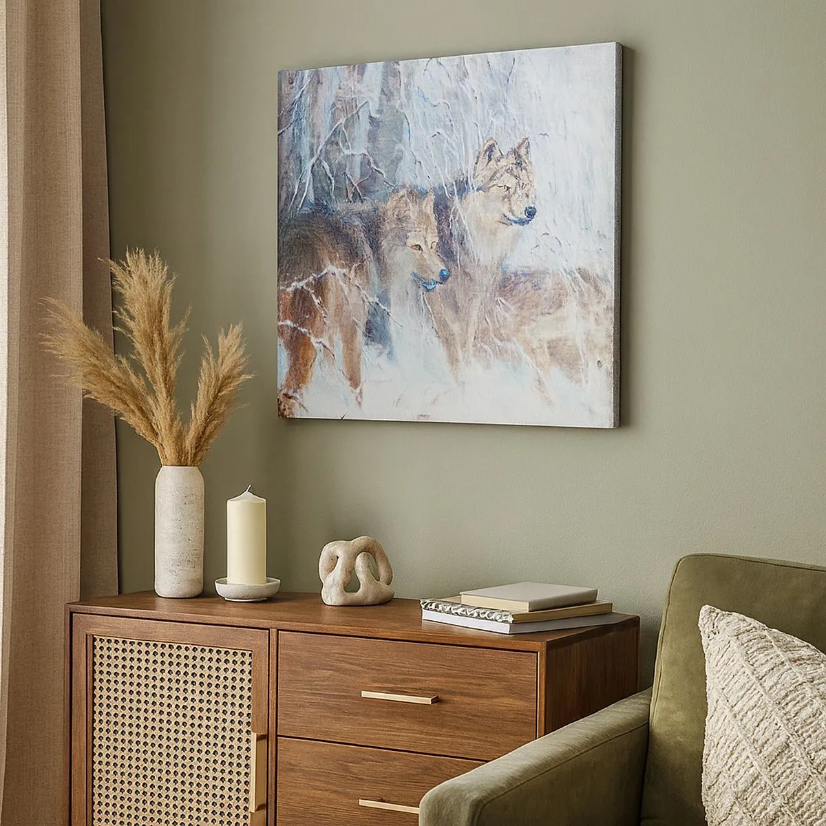 Obraz na plátne - Pozor! Prichádza… - 30x30 cm