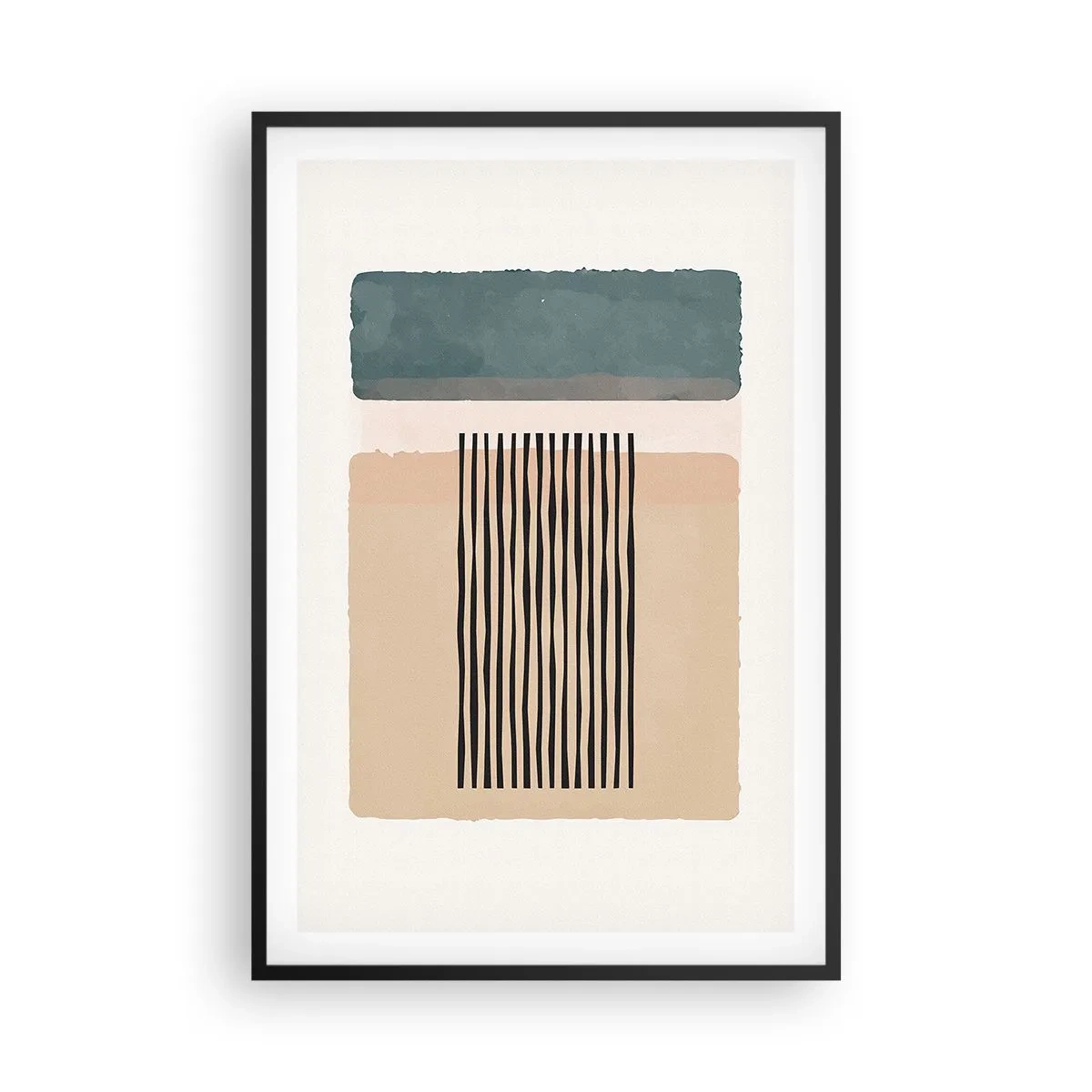Plagát v čiernom ráme - Všetko v poriadku - 61x91 cm