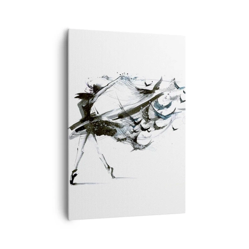 Obraz na plátne - Mágia hudby uvoľňuje od kúzla - 70x100 cm