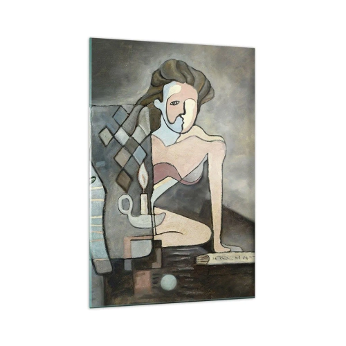 Obraz na skle - Mozaika ducha a hmoty - 70x100 cm