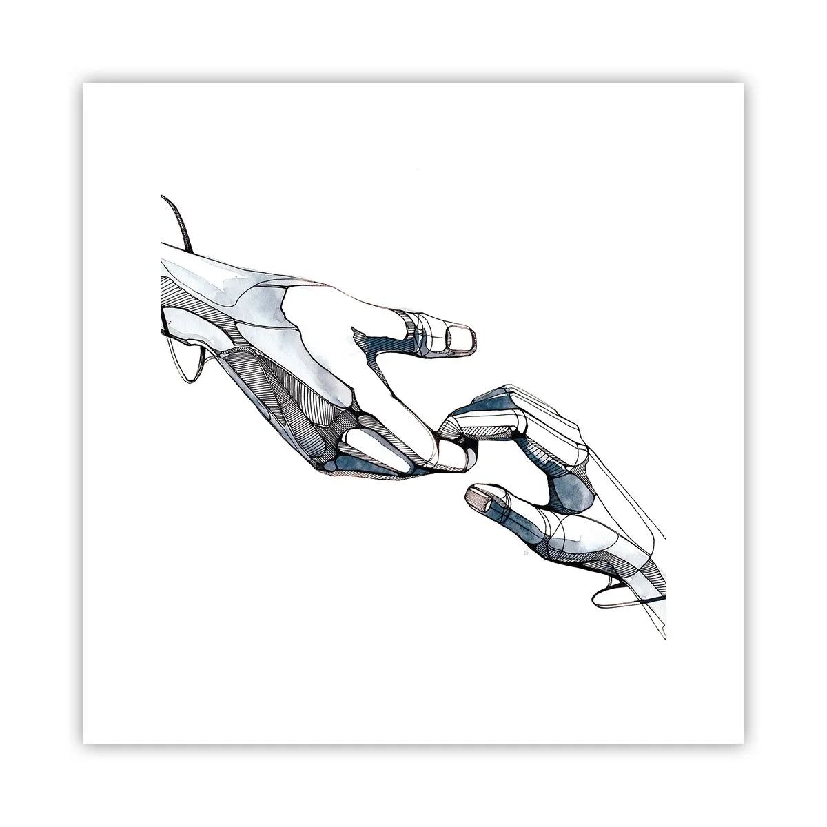 Plagát - Dobré gesto - 30x30 cm