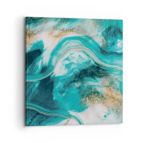 Obraz na plátne - Rieka zlata - 70x70 cm