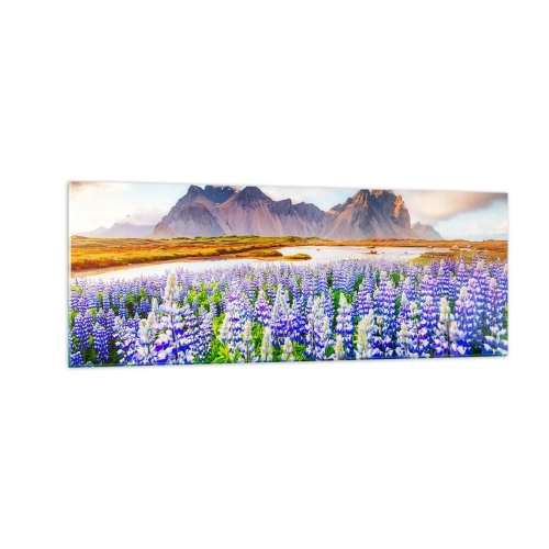 Obraz na skle - Sila a prísnosť vedľa miernosti - 140x50 cm