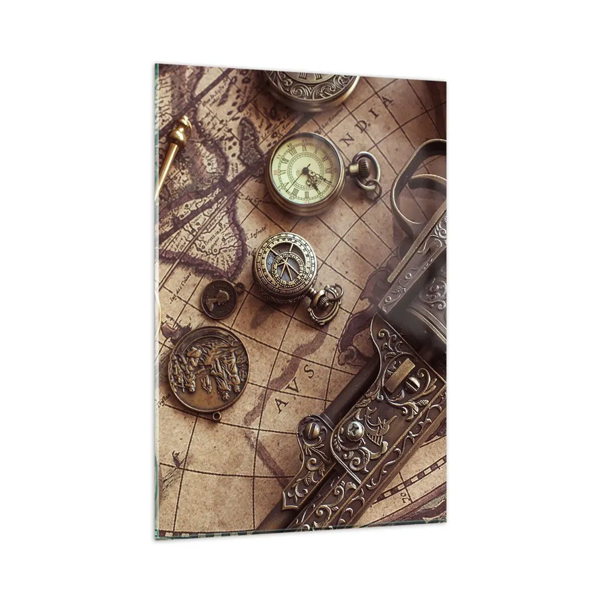 Obraz na skle - Dobrodružstvo volá - 80x120 cm