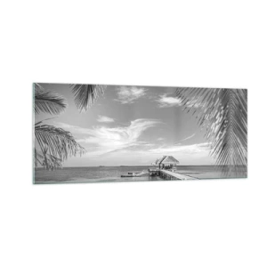 Obraz na skle - Spomienka alebo sen? - 100x40 cm