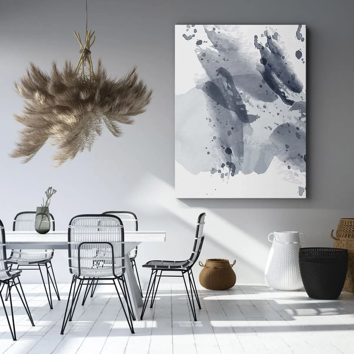 Obraz na plátne - Štúdia o povahe vody - 45x80 cm