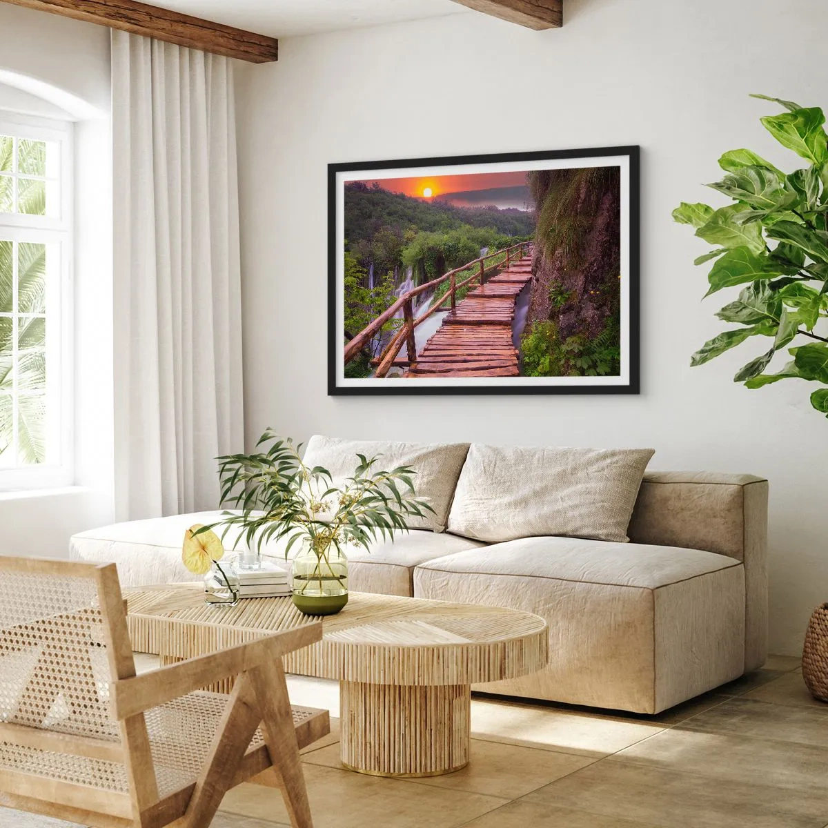 Plagát v čiernom ráme - Neuveriteľná krása - 91x61 cm