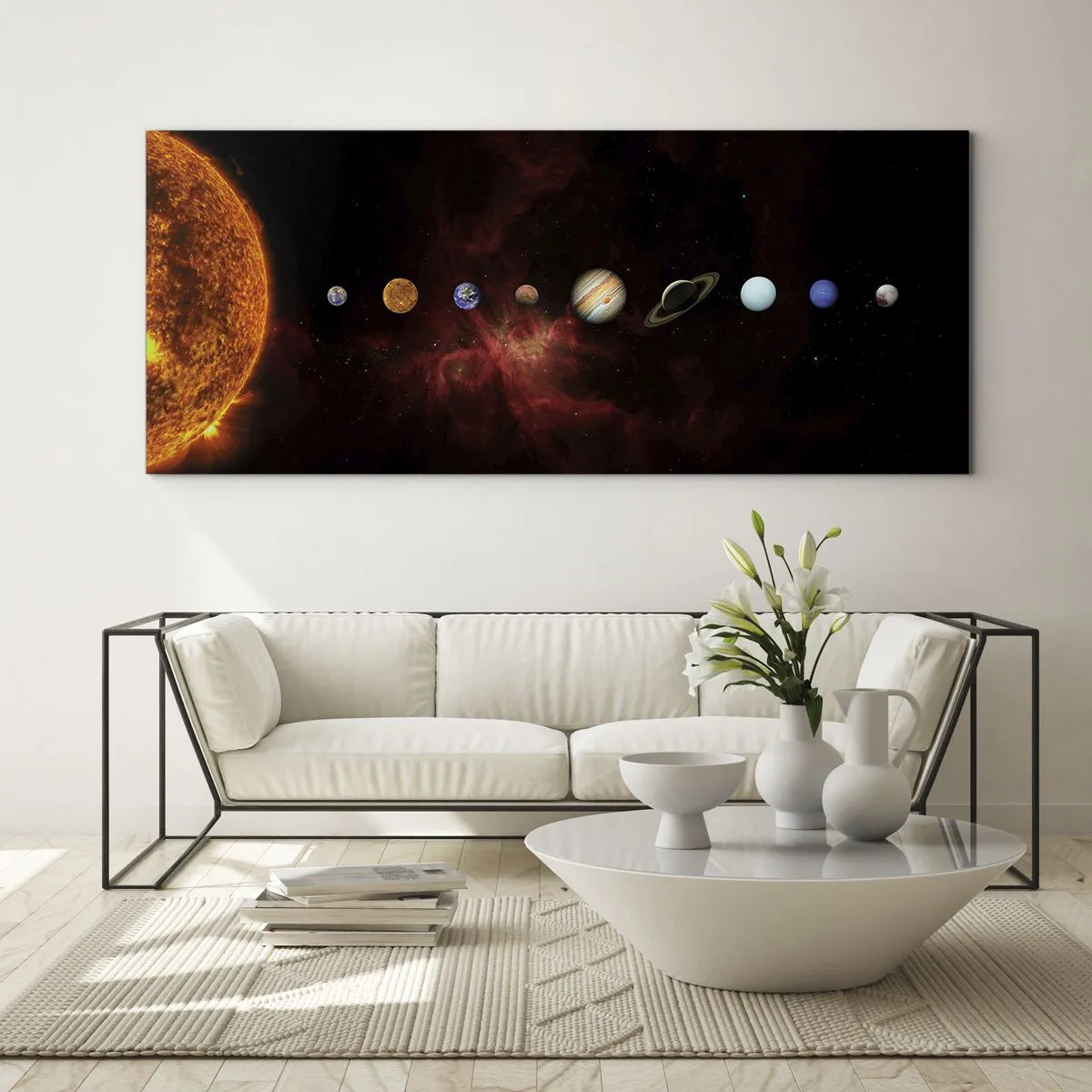 Obraz na skle - Naša štvrť - 90x30 cm