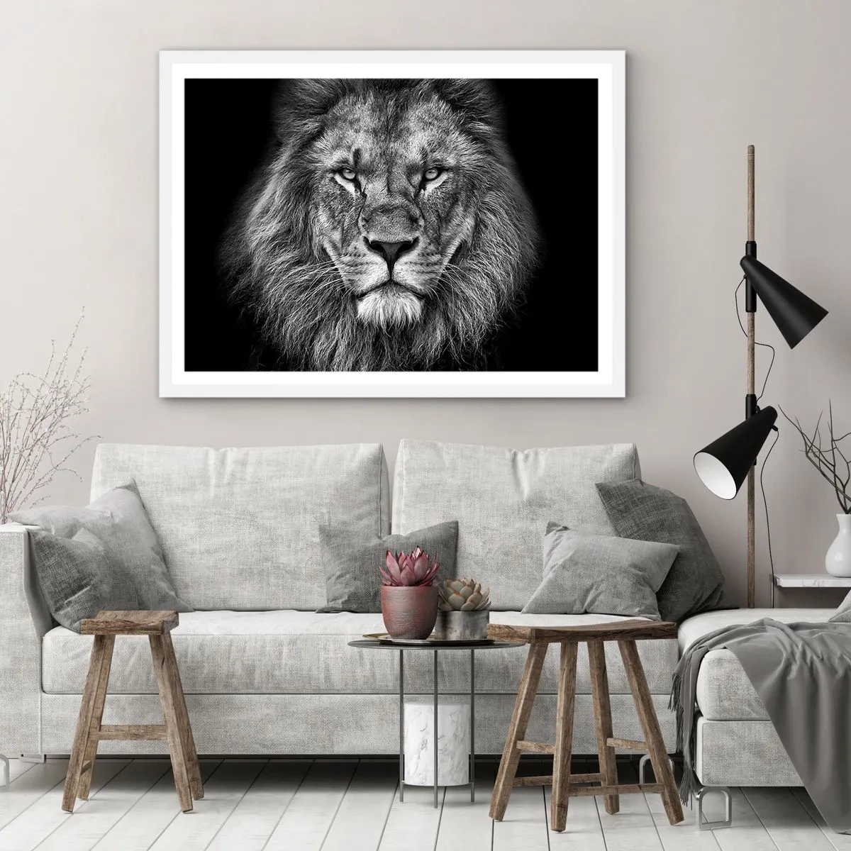 Plagát v bielom ráme - V korunovačnom odeve - 50x40 cm