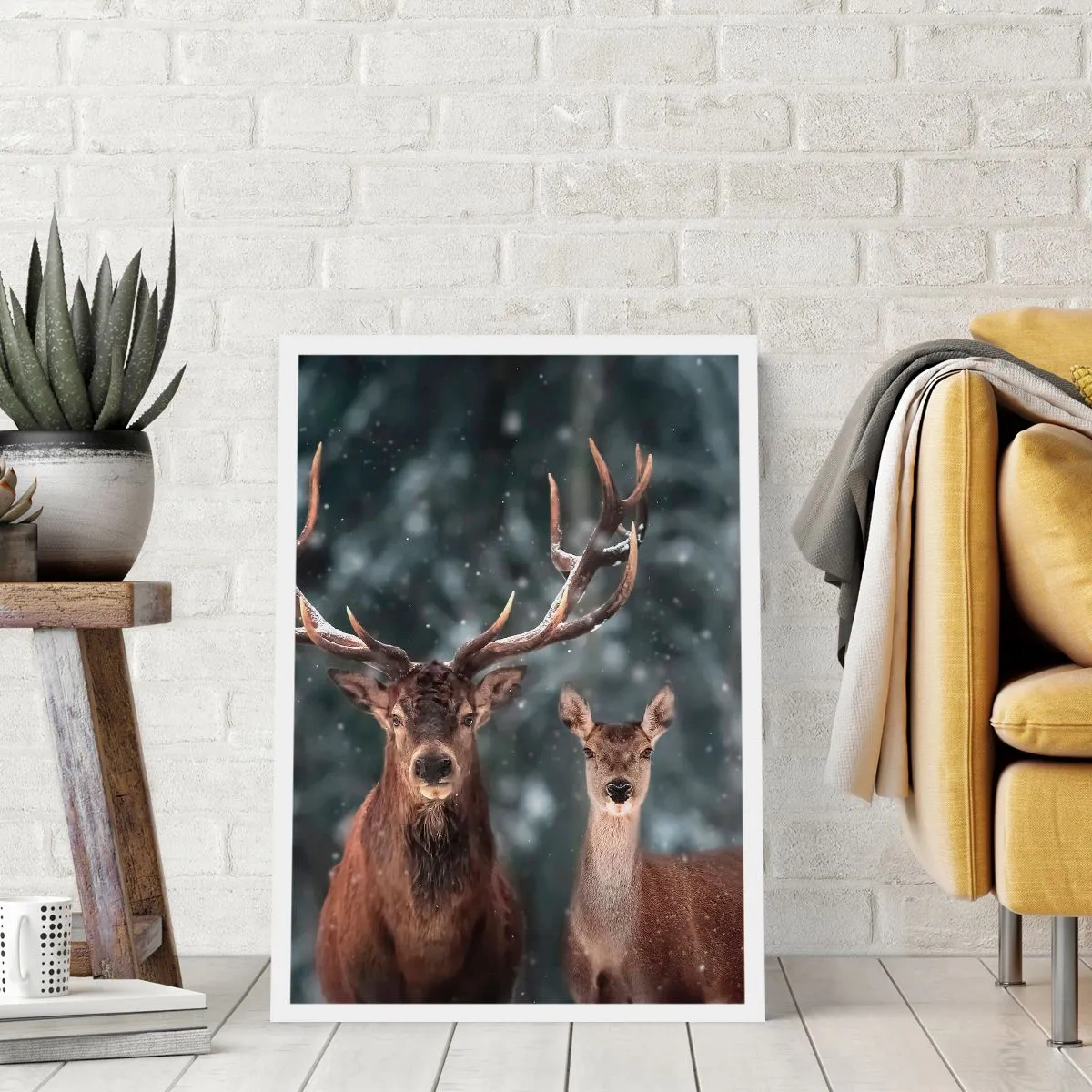 Plagát - Pán lesa so svojou ženou - 70x100 cm