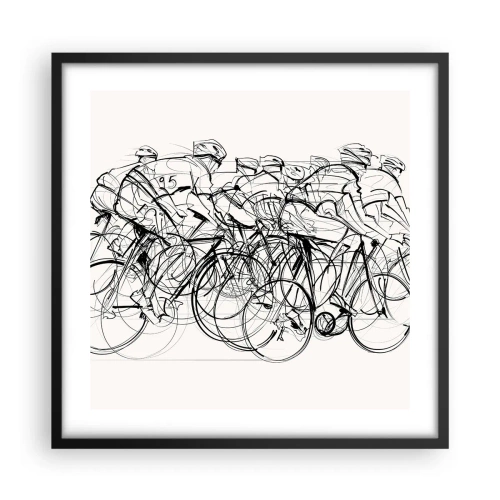 Plagát v čiernom ráme - Spoločne v tíme - 50x50 cm