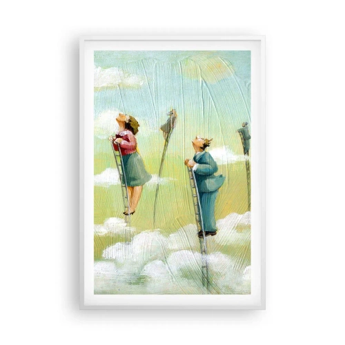Plagát v bielom ráme - Za svojim snom - 61x91 cm